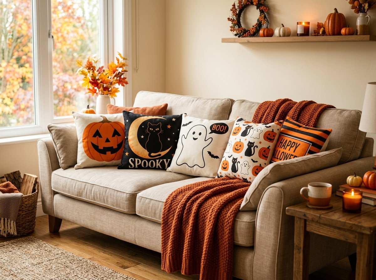 Halloween Throw Pillow Swap