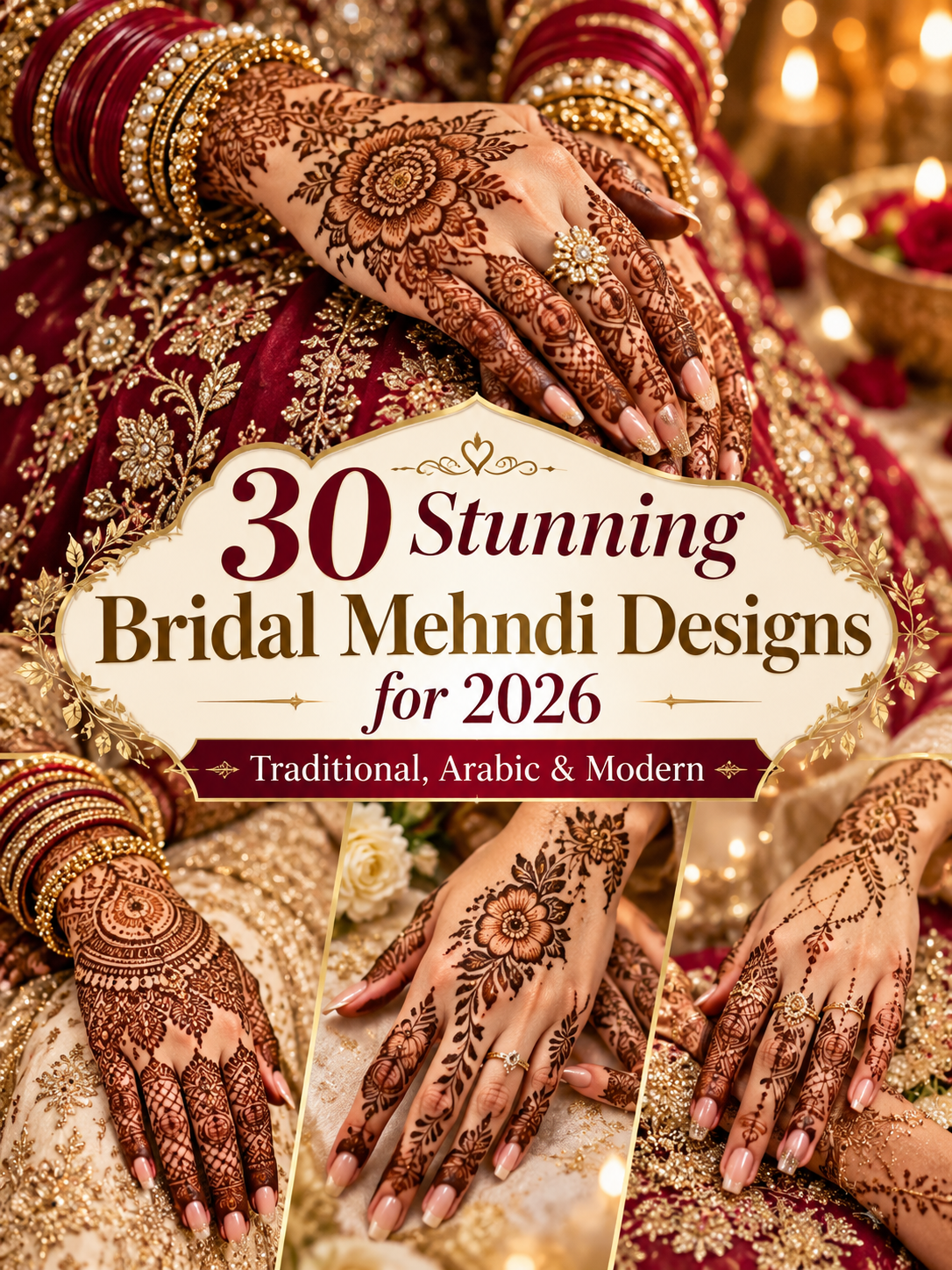 30 Stunning Bridal Mehndi Designs