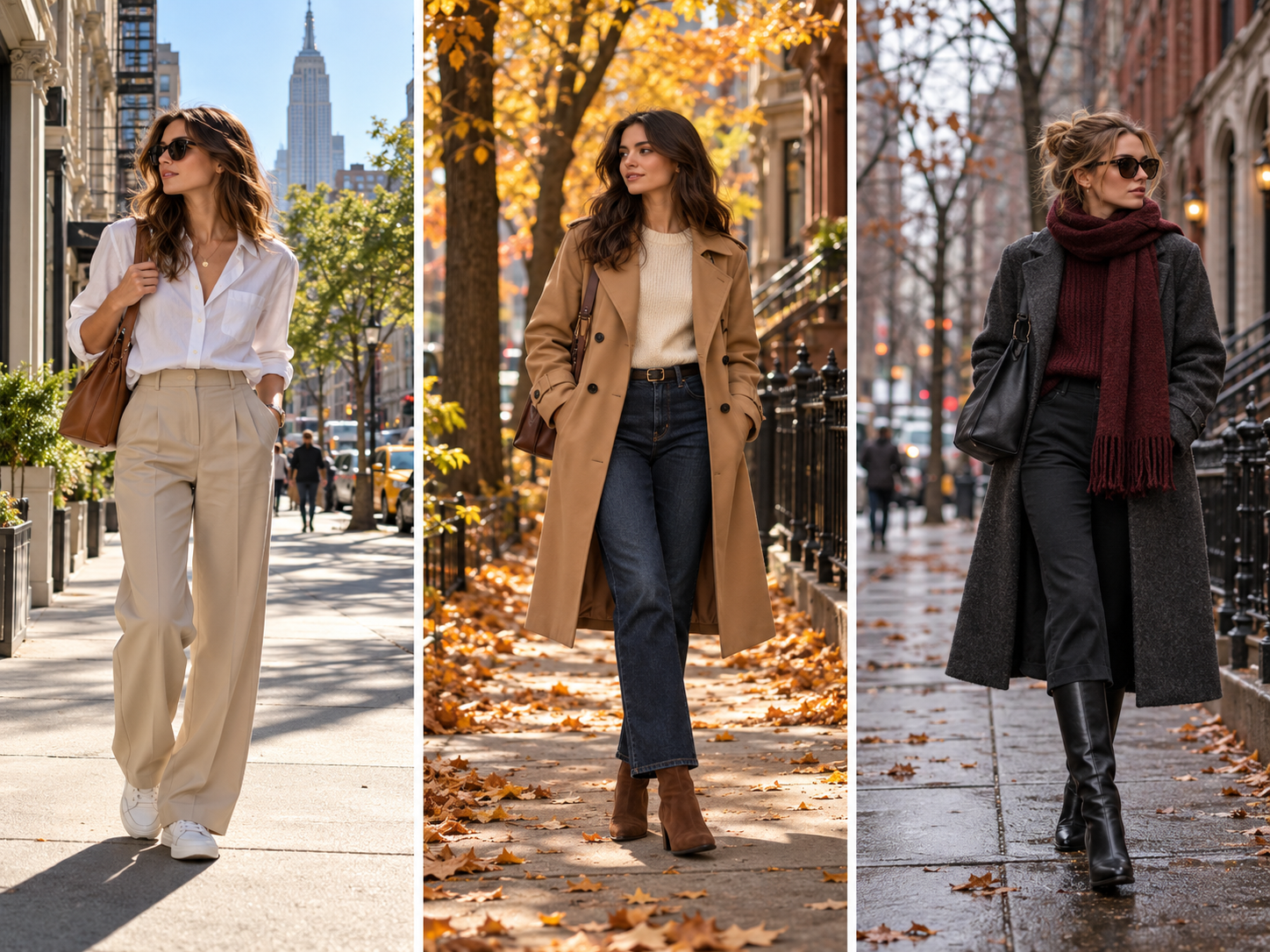 NYC Fall Weather by Month