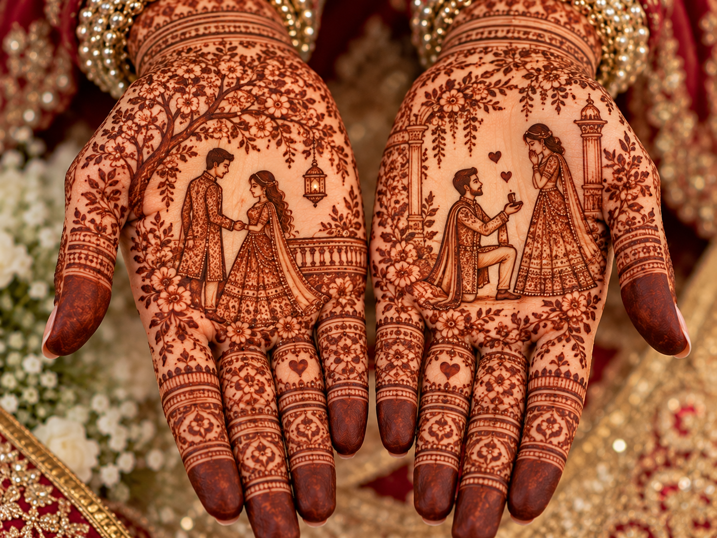 Love Story Mehndi