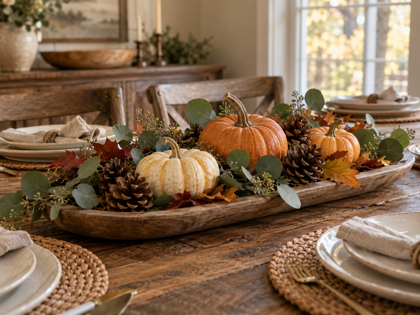 A Low, Simple Centerpiece