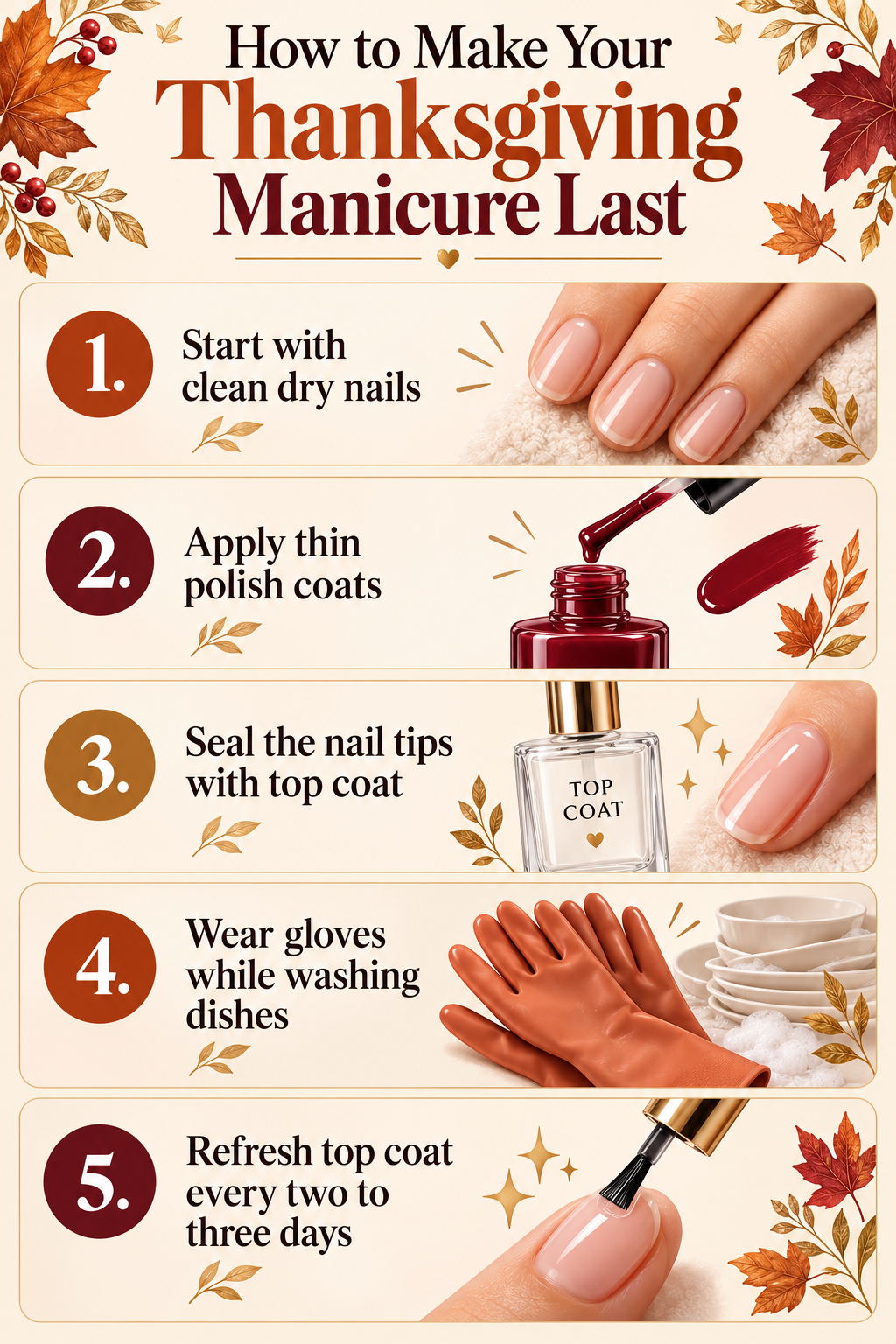 Thanksgiving Manicure Last Infographic